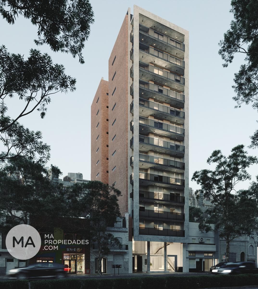 Departamento 2 dormitorios, escritorio o comodín, amenities - Av. Pellegrini 400 - Martin Rosario | Venta